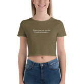 Pixels of reality. Women’s Crop Tee