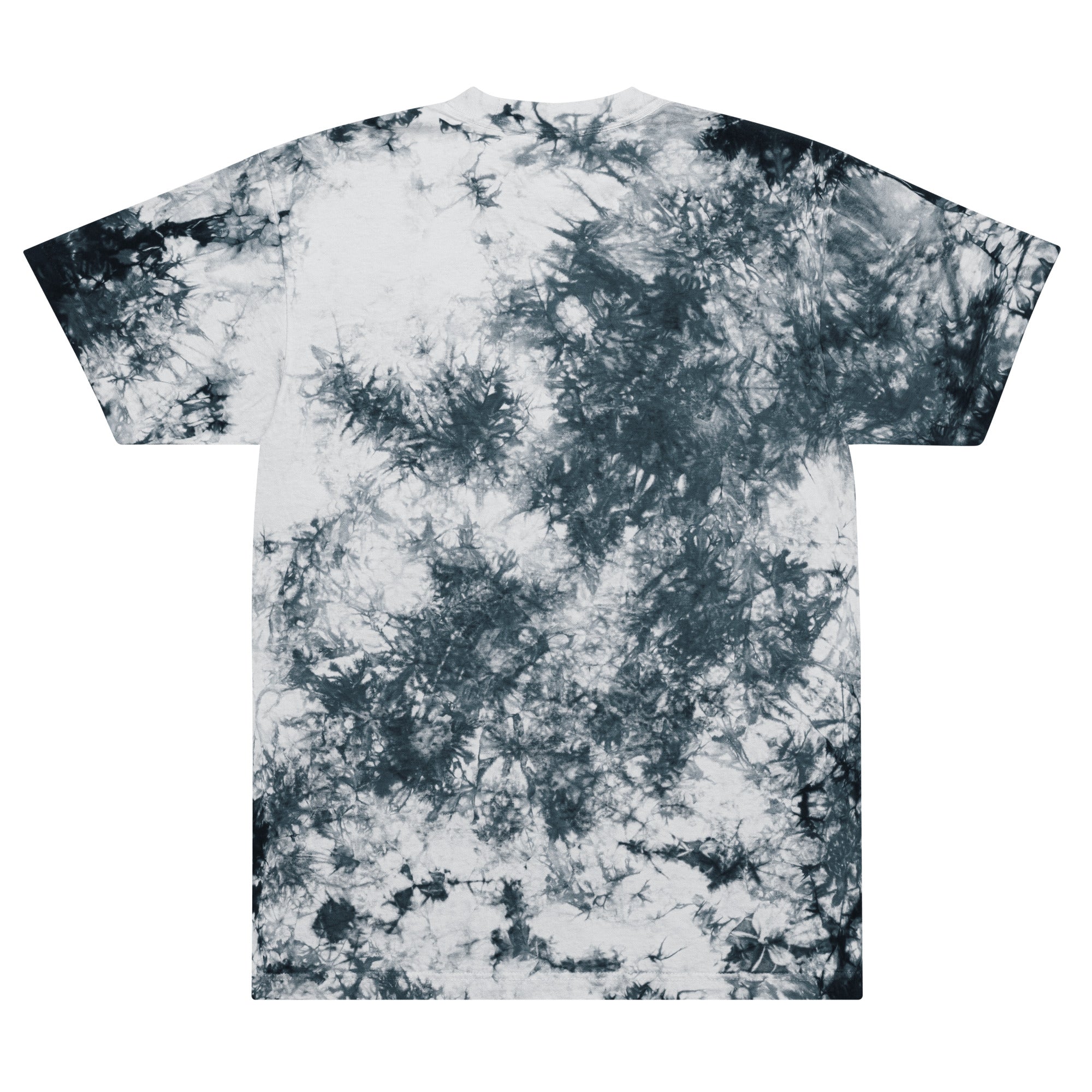 Oversized tie-dye t-shirt large print