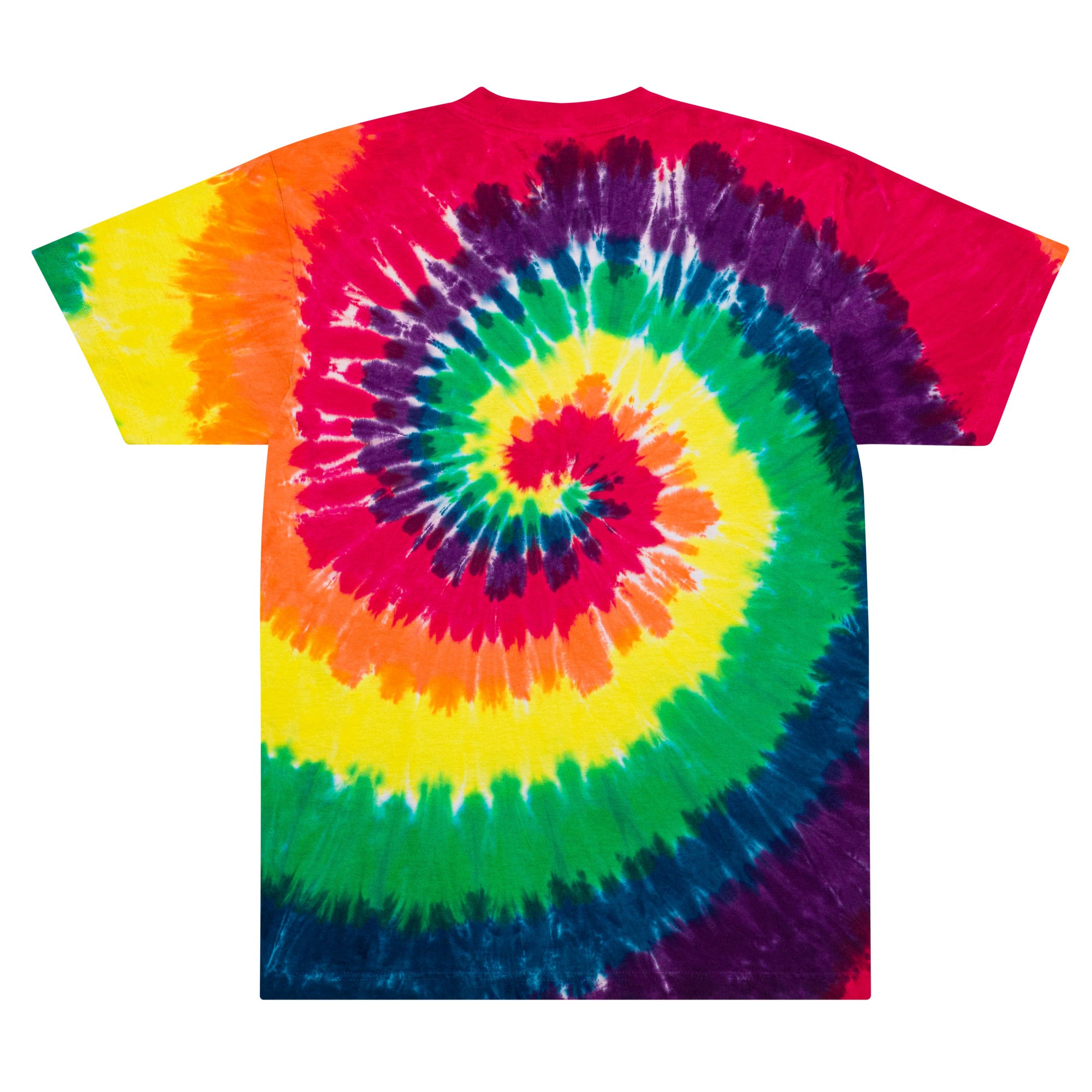 Oversized tie-dye t-shirt large print