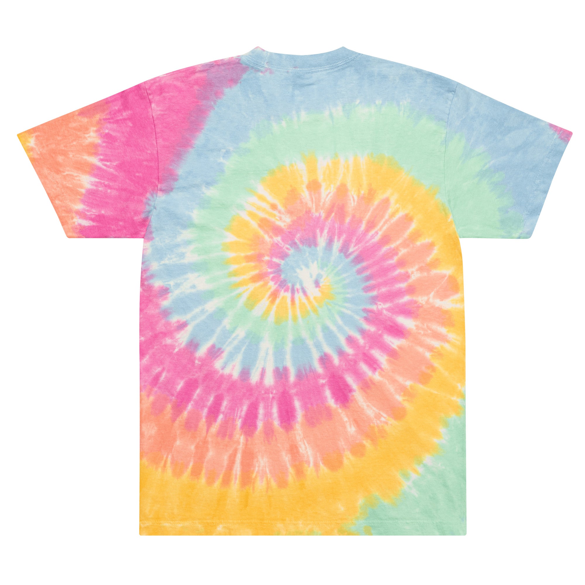 Oversized tie-dye t-shirt large print