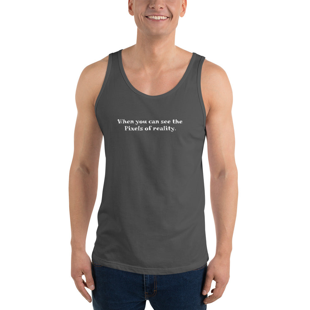 Pixels of reality Unisex Tank Top