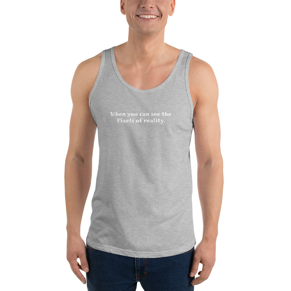 Pixels of reality Unisex Tank Top