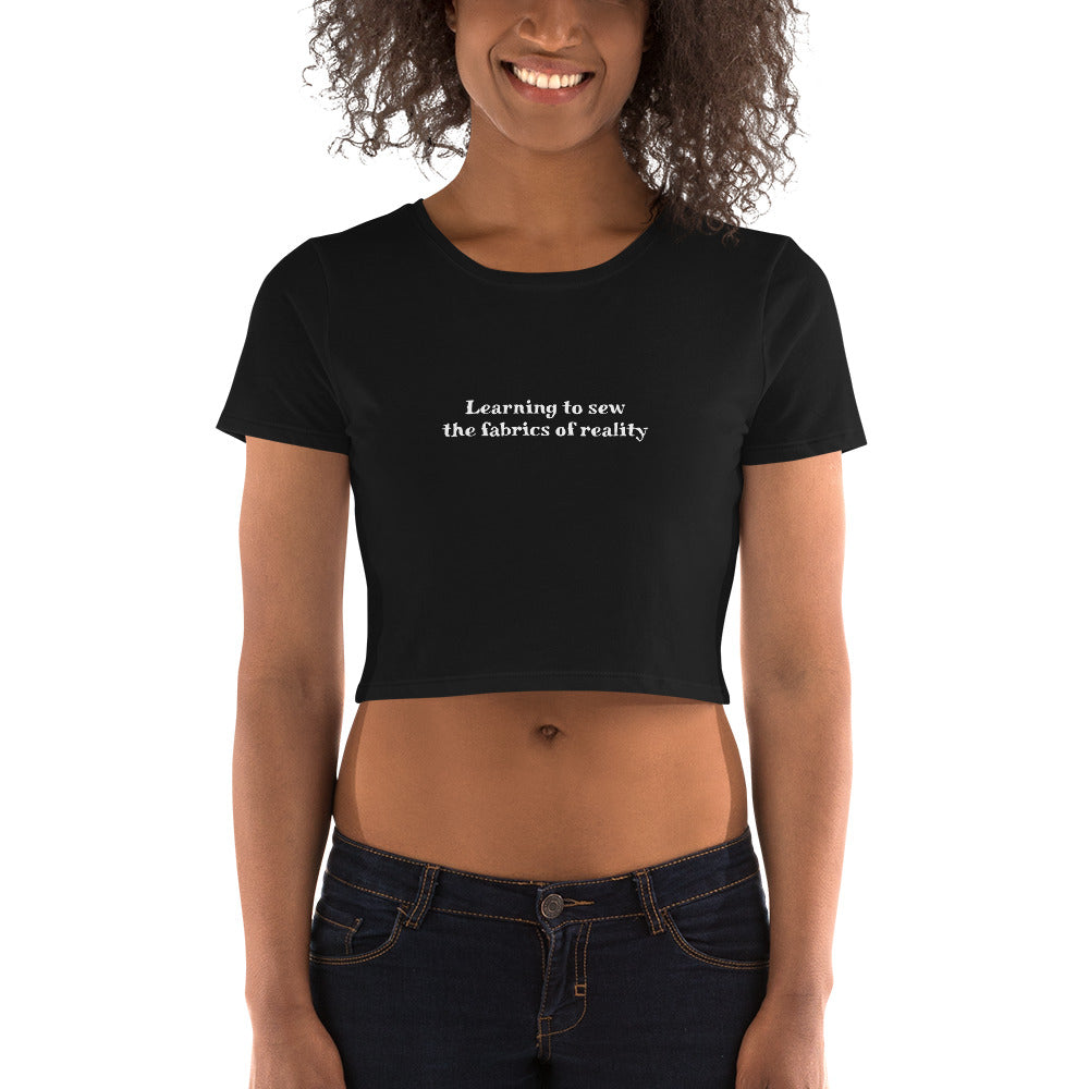 Fabrics of reality Women’s Crop Tee